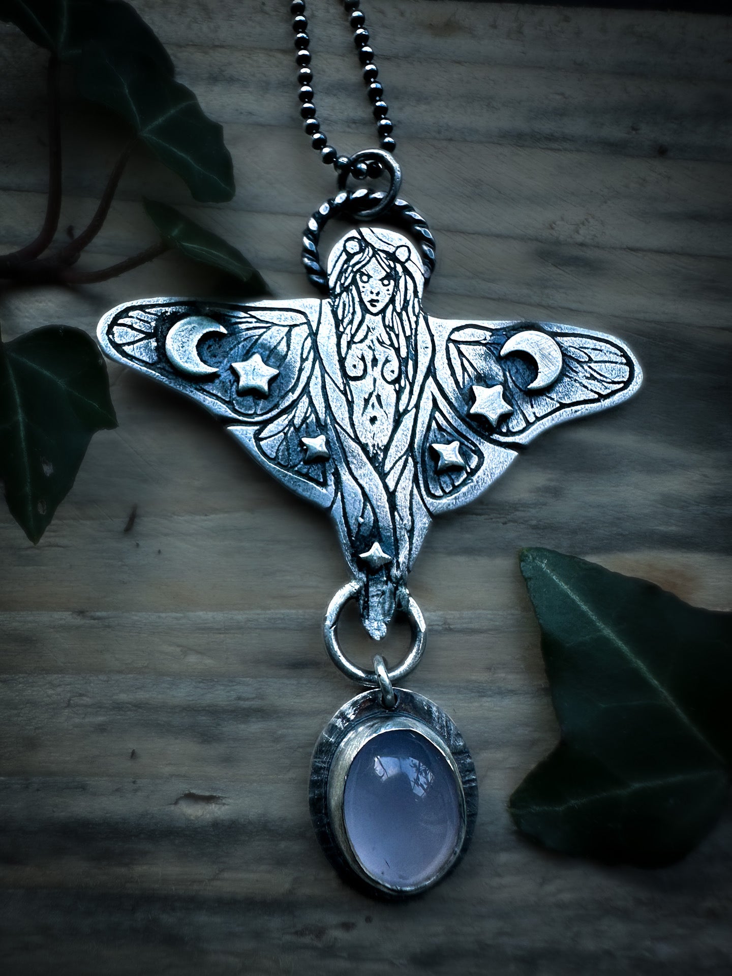 Hedgewitch Collection faerie pendant inspired by Devon’s wild moors.